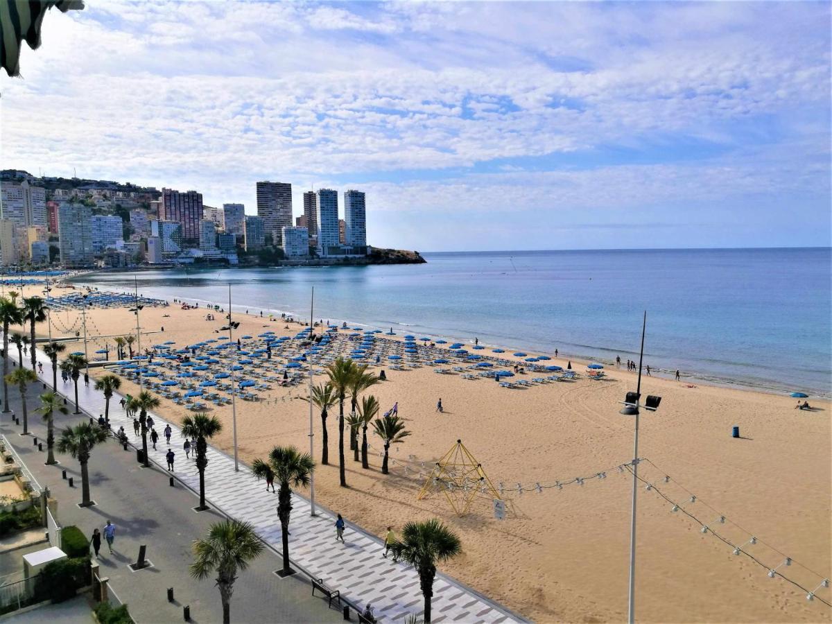 Primera Linea De Playa Frente Al Mar Benidorm Exteriör bild